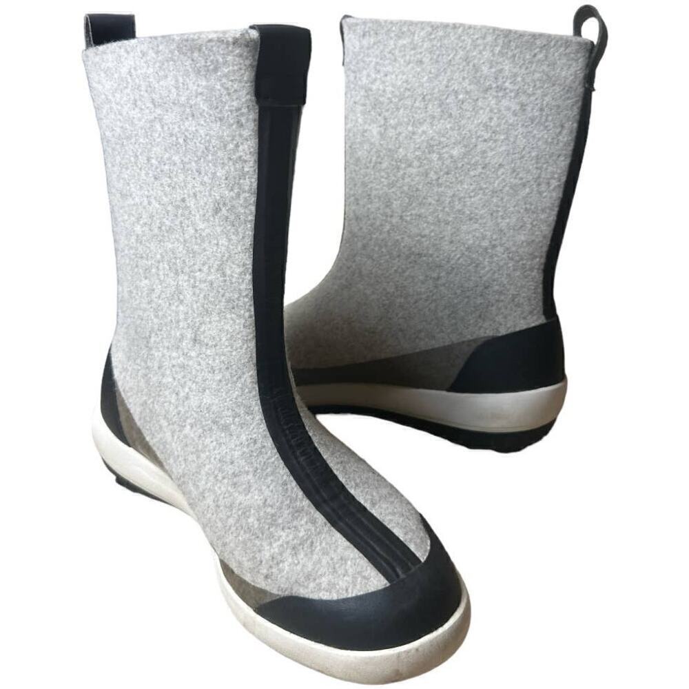 Adidas Climawarm Traxion Gray Felt Winter Boots Women's Size 7